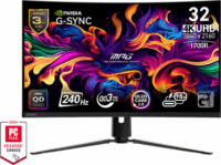 MSI 31.5" 321CURXDE 16:9 UHD QD-OLED Ívelt Gaming monitor