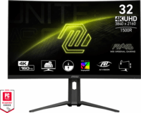 MSI 31,5" 321CUPDE 16:9 UHD VA Ívelt Gaming Monitor - Fekete