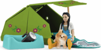 Schleich 42745 Horse Club Camping-kaland Kim-mel szett