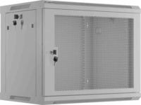 Lanberg 19" Fali rack szekrény 9U 600x450mm - Szürke