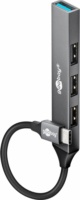 Goobay 74457 USB-C HUB 4-port - Szürke