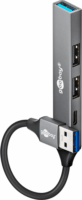 Goobay 74458 USB-A 3.2 HUB 4-port - Szürke