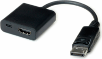 Value DisplayPort apa - HDMI anya Átalakító Adapter - Fekete