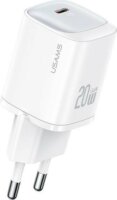 USAMS USB-C Töltő Adapter 20W - Fehér