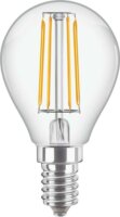 Philips Classic LED Gömb izzó 4,3W 470lm 2700K E14 - Meleg fehér