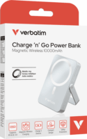 Verbatim 32266 MagSafe Wireless Power Bank Kitámasztóval 10000mAh 20W - Kék