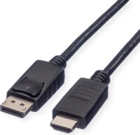 Roline 11.04.5780-10 DisplayPort 1.1 - HDMI 2K 60Hz Kábel 1m - Fekete