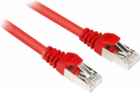 Sharkoon S/FTP Cat6 Patch kábel 10m - Piros