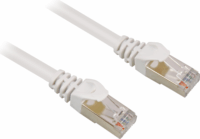 Sharkoon S/FTP Cat6 Patch kábel 0.5m - Fehér