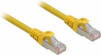 Sharkoon S/FTP Cat6a Patch kábel 5m - Sárga