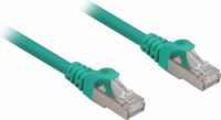 Sharkoon S/FTP Cat6a Patch kábel 3m - Zöld