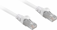 Sharkoon S/FTP Cat6a Patch kábel 0.5m - Fehér