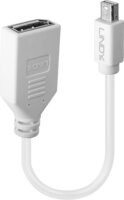 Lindy 41021 Mini DisplayPort apa - DisplayPort anya Átalakító Adapter 0.2m - Fehér