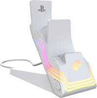 PDP 052-022-WH Afterglow Wave PlayStation 5 DualSense Töltőállomás 2 kontrollerhez - Fehér