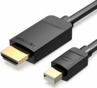 Vention HABBG Mini Displayport - HDMI 1.4 Kábel 1.5m - Fekete