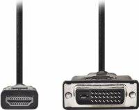 Nedis CCGB34800BK30 HDMI - DVI-D Kábel 3m - Fekete