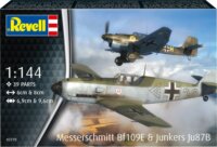 Revell 03770 Messerschmitt Bf 109E & Junkers Ju87B repülő makett 1:144