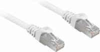 Sharkoon S/FTP Cat6a Patch kábel 3m - Fehér