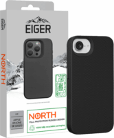 Eiger North Apple iPhone 16e Szilikon Hátlapvédő Telefontok - Fekete