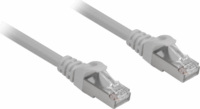 Sharkoon S/FTP Cat6a Patch kábel 3m - Szürke