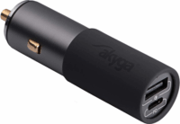 Akyga AK-CH-26 USB-A / USB-C Autós gyorstöltő Adapter 100W - Szürke