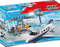 Playmobil 71153 City Action - Repülőtér irányítótoronnyal és utasszállító repülőgéppel