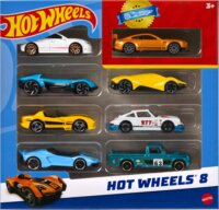 Mattel Hot Wheels 8 darabos fém Kisautó csomag - Többféle