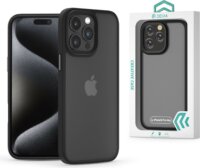 Devia Pino Apple iPhone 15 Pro Max Hátlapvédő Telefontok - Átlátszó / Fekete