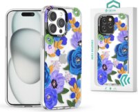 Devia Summer Flower Apple iPhone 15 Hátlapvédő Telefontok - Virágos