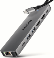 Axagon HMC-7HX2 Univerzális USB-C Laptop dokkoló állomás 100 Watt