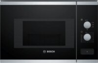 Bosch BFL520MS0 beépíthető Mikrohullámú sütő 20L 800W - Fekete / Inox