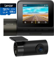 70mai Dash Cam A200 Menetrögzítő kamera + RC11 Hátsó kamera + Lexar 128GB MicroSD kártya