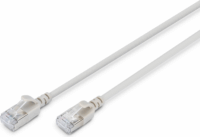 DIGITUS F/FTP CAT 6A RJ45 Patch kábel 0,30m - Szürke