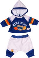 Zapf Creation BABY born® Mintás sportos baba ruha szett - 43cm