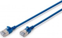 DIGITUS F/FTP CAT 6A RJ45 Patch kábel 3m - Kék