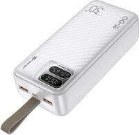 Tracer TRABAT47506 Powerbank USB-A + Type-C / 30000mAh 65W - Fehér