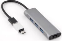 Bluestork Mini Univerzális USB-C / USB-A Laptop dokkoló Állomás