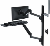 Ergotron LX PRO 24"-34" Monitor fali tartó kar billentyűzet tartóval - Fekete