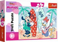 Trefl Minnie és Daisy a tengerparton 30 darabos puzzle