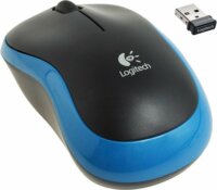 Logitech M185 Wireless Egér - Kék