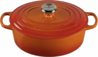 Le Creuset Signature 27cm Öntöttvas Főzőedény 4.1L - Narancssárga