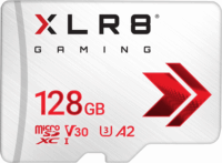 PNY 128GB XLR8 Gaming microSDXC UHS-I U3 A2 V30 CL10 Memóriakártya