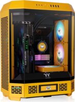 Thermaltake The Tower 600 Midi Torony Számítógépház + 2db 140mm ventilátor - Bumblebee (Sárga/Fekete)