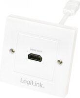 LogiLink HDMI fali aljzat 1x HDMI anya - fehér