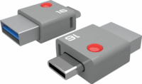 Emtec 16GB T400 Duo USB3.0 + USB Type-C pendrive - Szürke