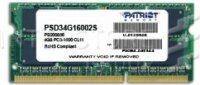 Patriot 4GB 1600MHz CL11 DDR3 SO-DIMM memória