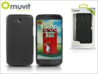 LG L90 D405 hátlap - Muvit miniGel - füst fekete