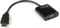 Techly 301658 HDMI - VGA adapter Fekete