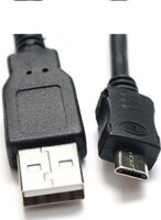 Gembird MUSB2 USB-A apa - MicroUSB-B apa 2.0 Adat és töltő kábel - Fekete (1.8m)