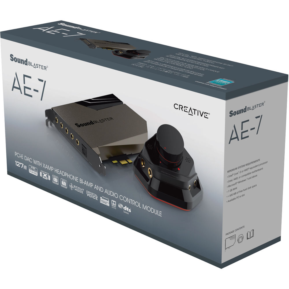 Звуковая карта pci e creative sound blaster ae 7